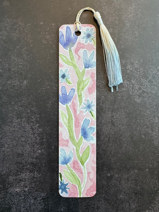 Abstract Flowers Bookmark
