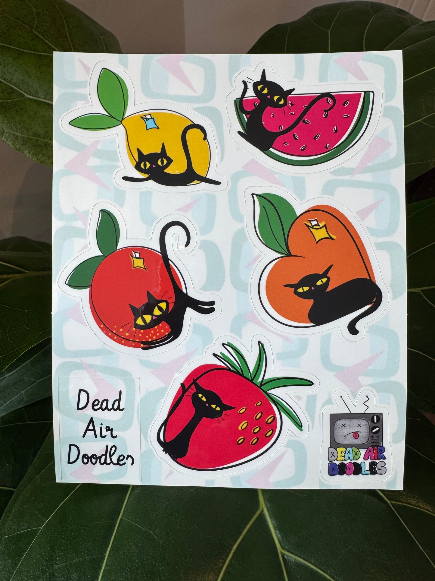 FruitKats Sticker Sheet