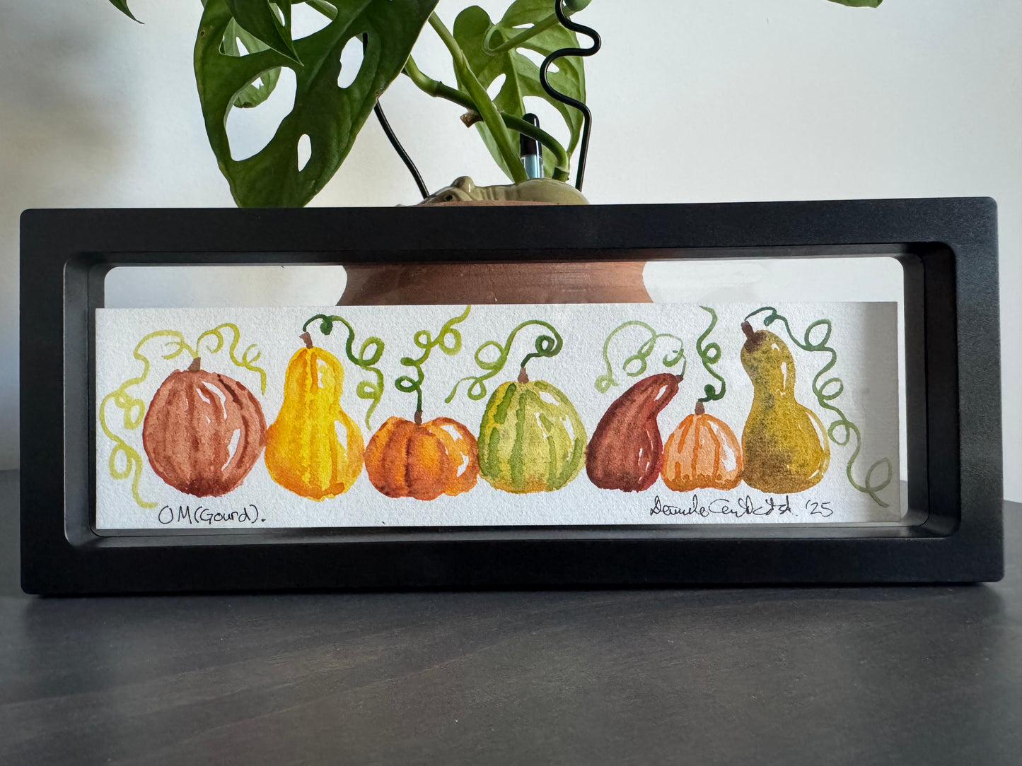 OM(Gourd) Watercolor Painting — Original