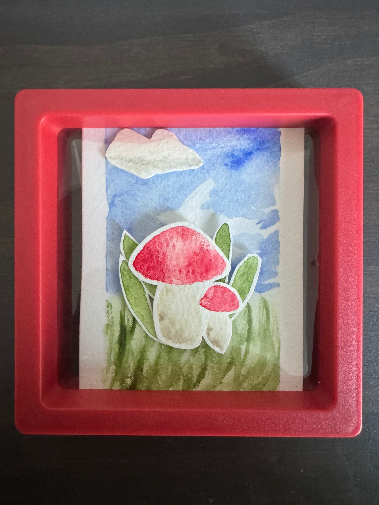 3D Mushroom Watercolor — Original