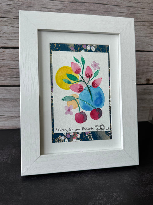Cherries n’ Blobs — Original Painting