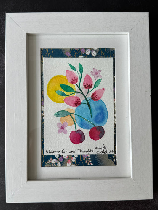 Cherries n’ Blobs — Original Painting