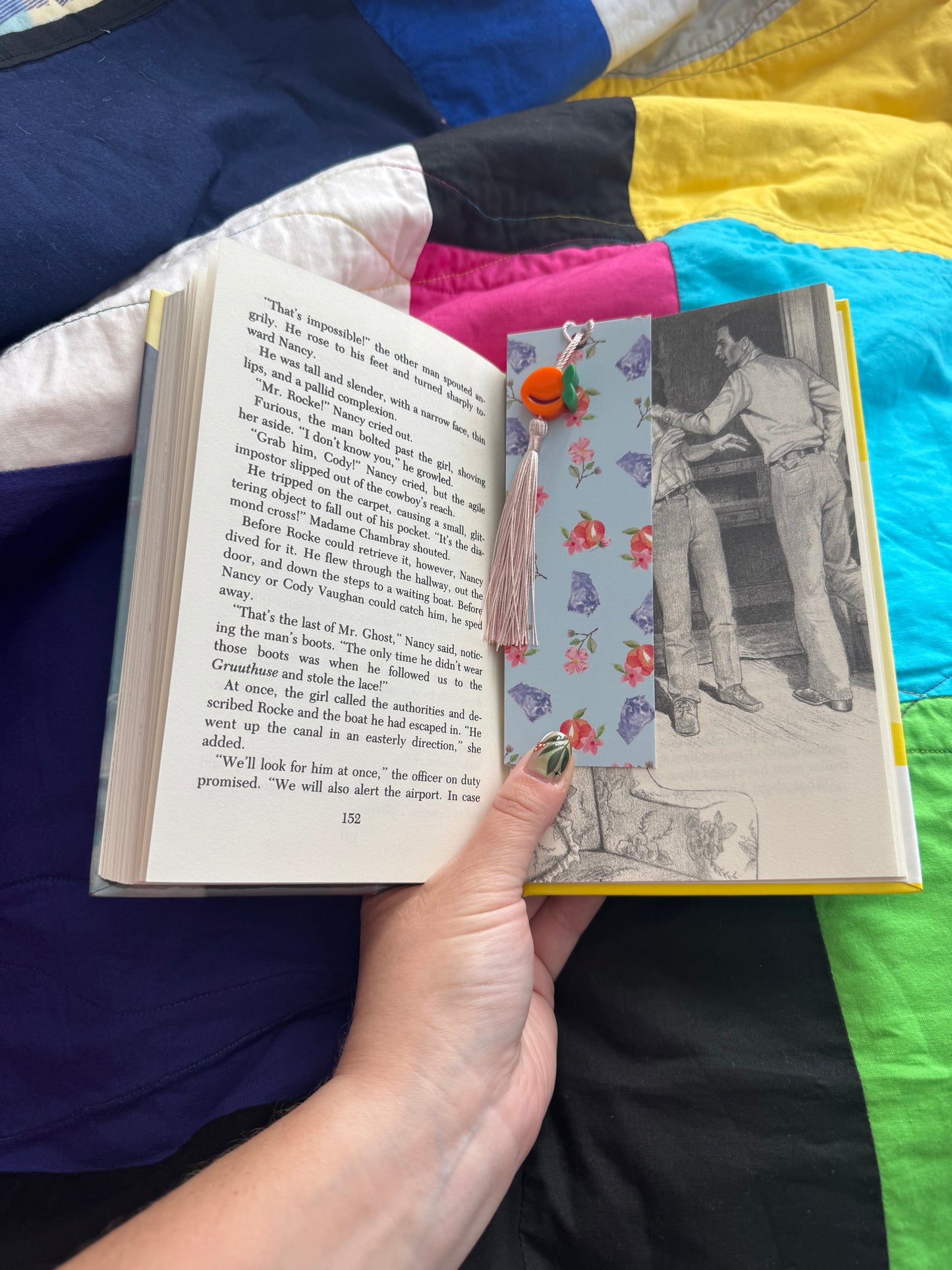 Georgia Pride Watercolor Bookmark