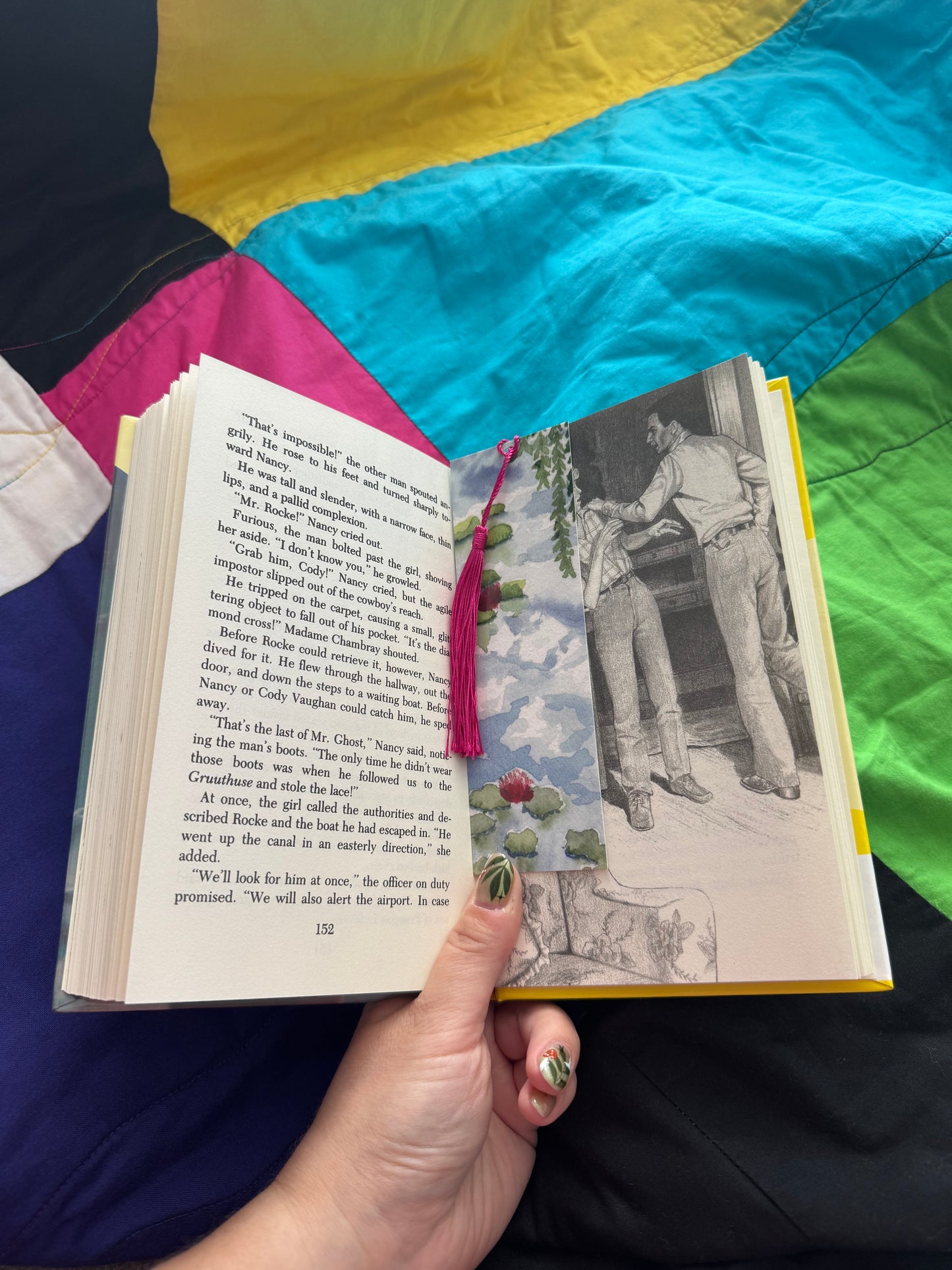 Waterlilies Watercolor Bookmark