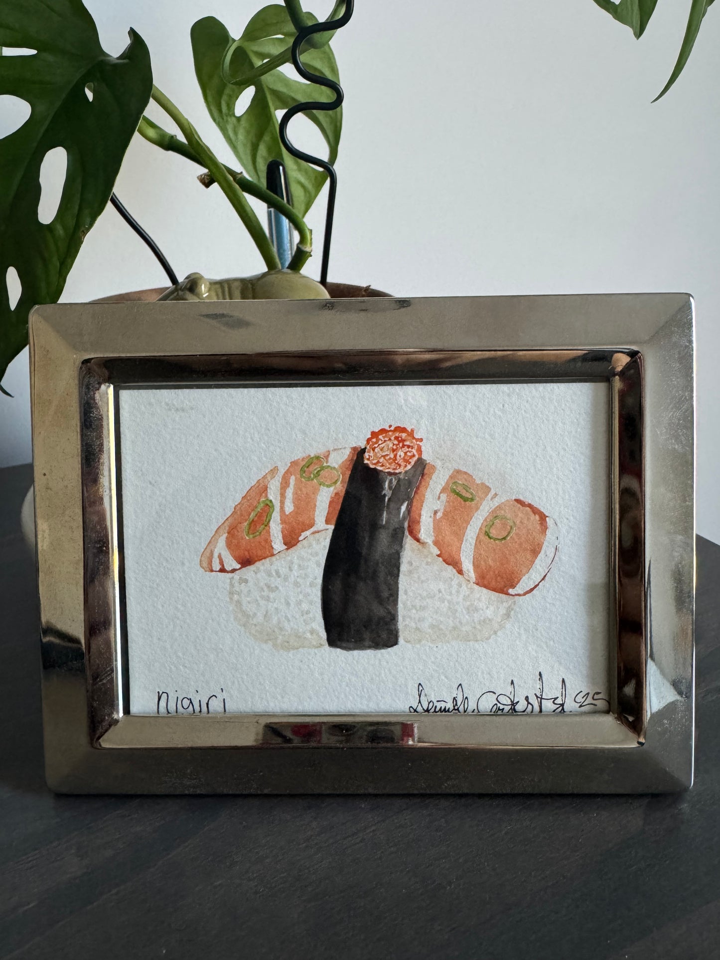 Nigiri Sushi Watercolor — Original