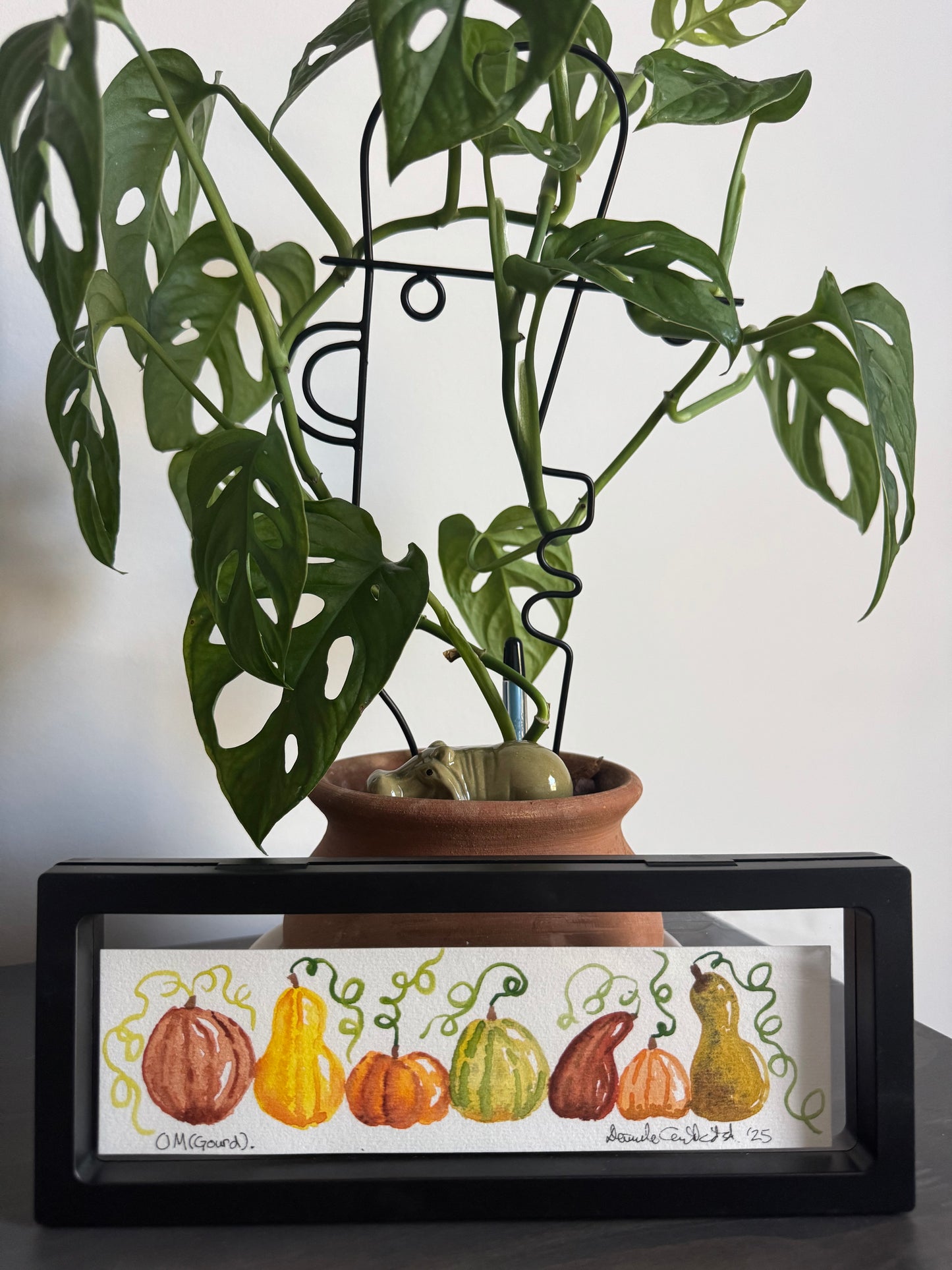 OM(Gourd) Watercolor Painting — Original