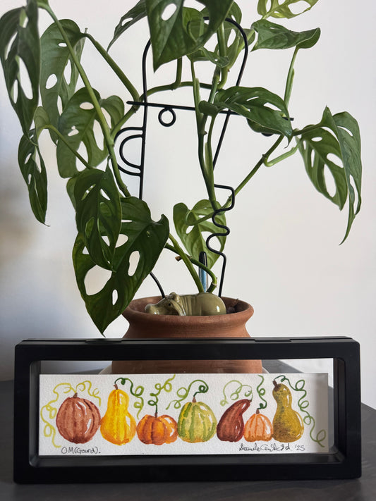 OM(Gourd) Watercolor Painting — Original