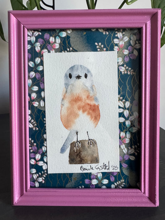 Bluebird Watercolor Original