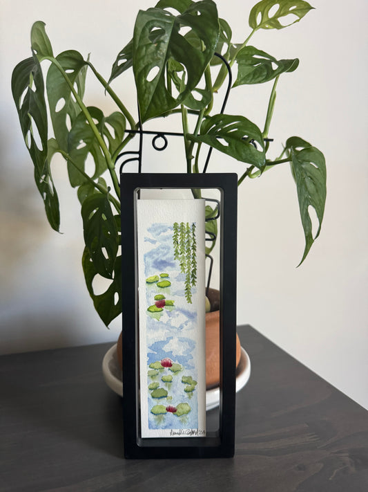 Waterlilies Watercolor Original