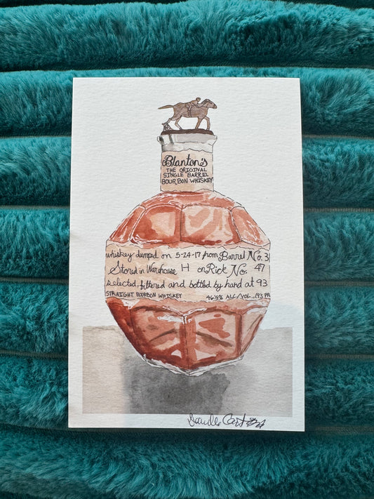 Kentucky Bourbon Bottle Print