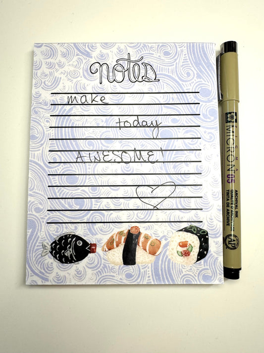 Sushi Notepad